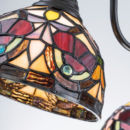 Quoizel - Pakabinama liustra su grandine Tiffany LARISSA 3xE27/60W/230V skersmuo 63,6 cm