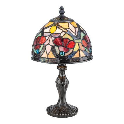 Quoizel - Tiffany stalinė lempa LARISSA 1xE14/40W/230V, skersmuo 20 cm