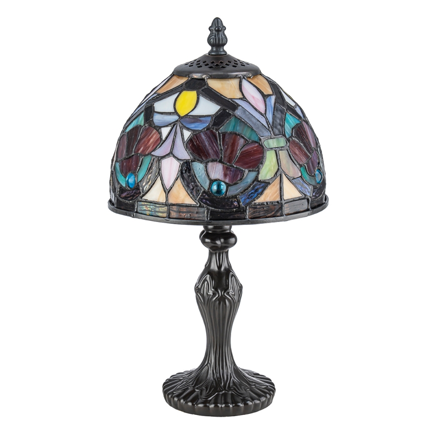Quoizel - Tiffany stalinė lempa LARISSA 1xE14/40W/230V, skersmuo 20 cm