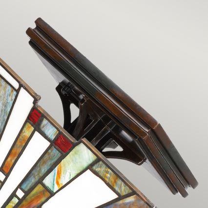 Quoizel - lubinis Tiffany stiliaus šviestuvas MAYBECK 2xE27/60W/230V