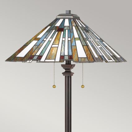 Quoizel - Stovėjanti lempa MAYBECK 2xE27/60W/230V