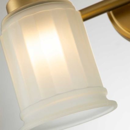 Quoizel - LED vonios sieninis šviestuvas SWELL 2xG9/3W/230V IP44 auksinis