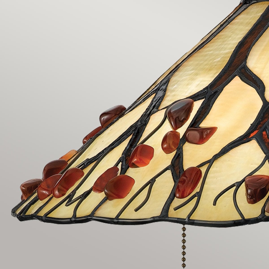 Quoizel - Tiffany stalinis šviestuvas WHISPERING 2xE27/60W/230V