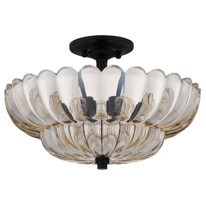 Quoizel - Lubinis šviestuvas WHITECAP 4xE14/40W/230V diametras 39,5 cm