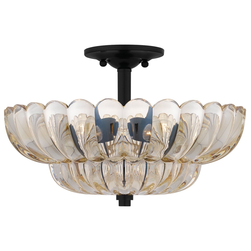 Quoizel - Lubinis šviestuvas WHITECAP 4xE14/40W/230V diametras 39,5 cm