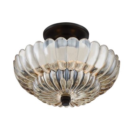 Quoizel - Lubinis šviestuvas WHITECAP 3xE14/40W/230V diametras 29,7 cm