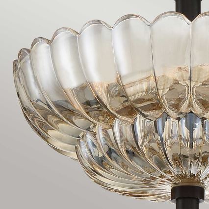 Quoizel - Lubinis šviestuvas WHITECAP 3xE14/40W/230V diametras 29,7 cm