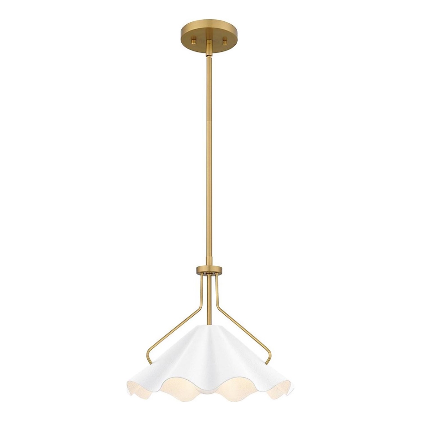 Quoizel - Sietynas ant stulpo MEJIA 1xE27/60W/230V diametras 35,6 cm žalvaris