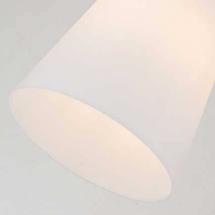 Quoizel - Sietynas ant stulpo STARING 1xE27/40W/230V diametras 18,4 cm auksas/patina/balta