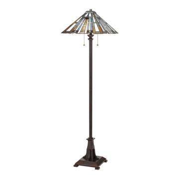 Quoizel - Stovėjanti lempa MAYBECK 2xE27/60W/230V