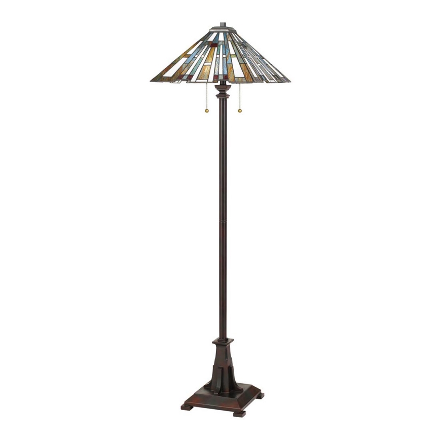 Quoizel - Stovėjanti lempa MAYBECK 2xE27/60W/230V