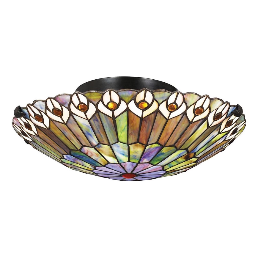 Quoizel - Tiffany WATKINS lubinis šviestuvas, 2xE27/60W/230V, skersmuo 42 cm