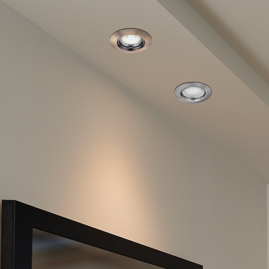 Rabalux - KOMPLEKTAS 3xLED Įleidžiamas šviestuvas 3xGU10/3W/230V IP40