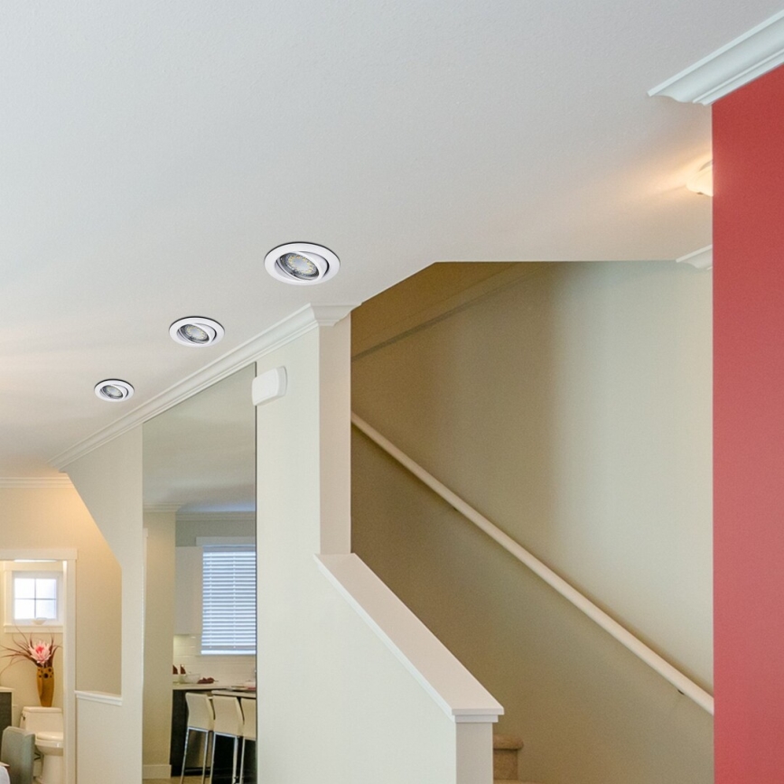 Rabalux - RINKINYS 3xLED Įleidžiamas šviestuvas 1xGU10/3W/230V IP40