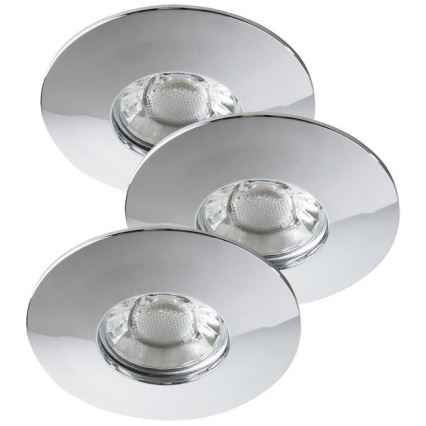 Rabalux - 3x LED komplektas vonios įleidžiamų lubų šviestuvų LED/4W/230V IP44