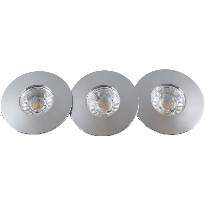 Rabalux - 3x LED komplektas vonios įleidžiamų lubų šviestuvų LED/4W/230V IP44