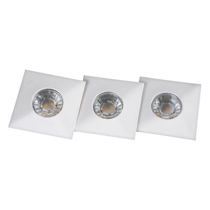 Rabalux - KOMPLEKTAS 3xLED Įleidžiamas vonios šviestuvas 1xLED/4W/230V IP44
