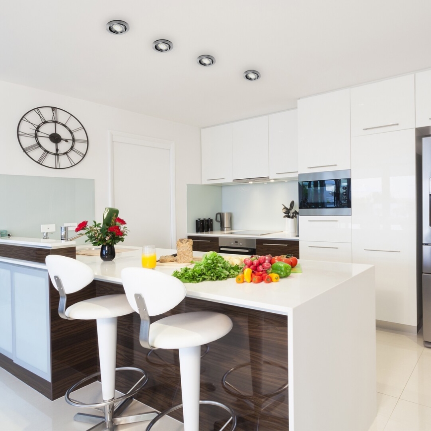 Rabalux - 3 vnt. LED įleidžiami šviestuvai, 1x GU10/3W/230V, IP40