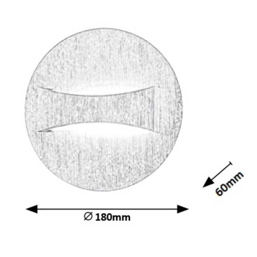 Rabalux - LED sieninis šviestuvas LED/6W/230V