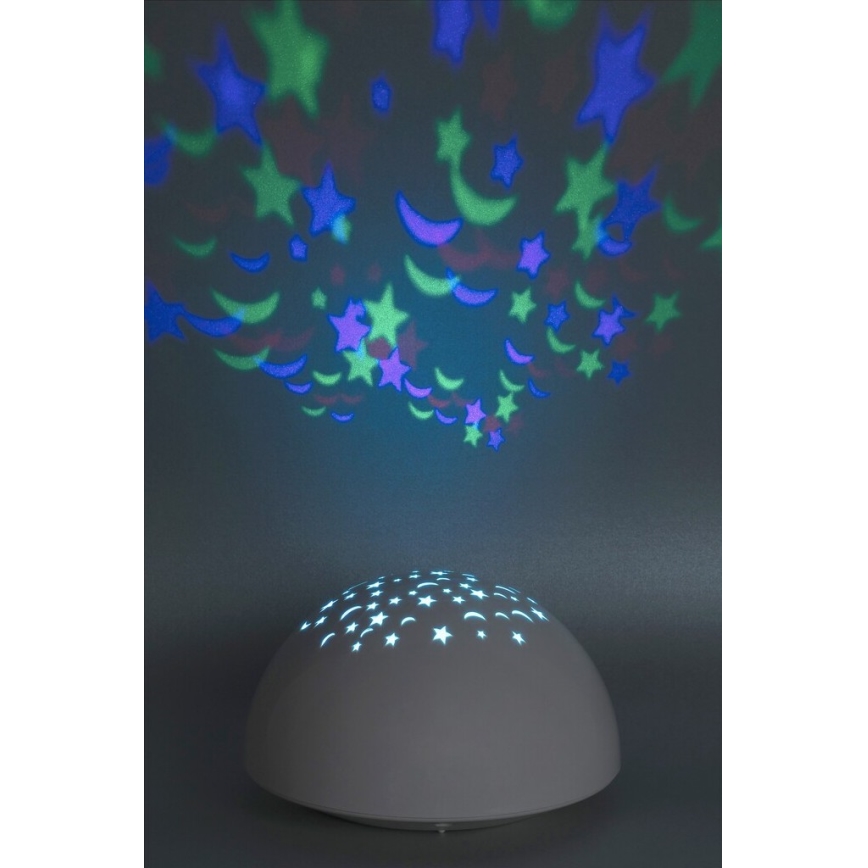 Rabalux - LED Naktinis šviestuvas RGB LED/0,5W/3xAA