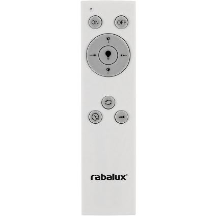 Rabalux 1509 - Pritemdomas lubinis LED šviestuvas su nuotoliniu valdymu MASON LED/80W/230V