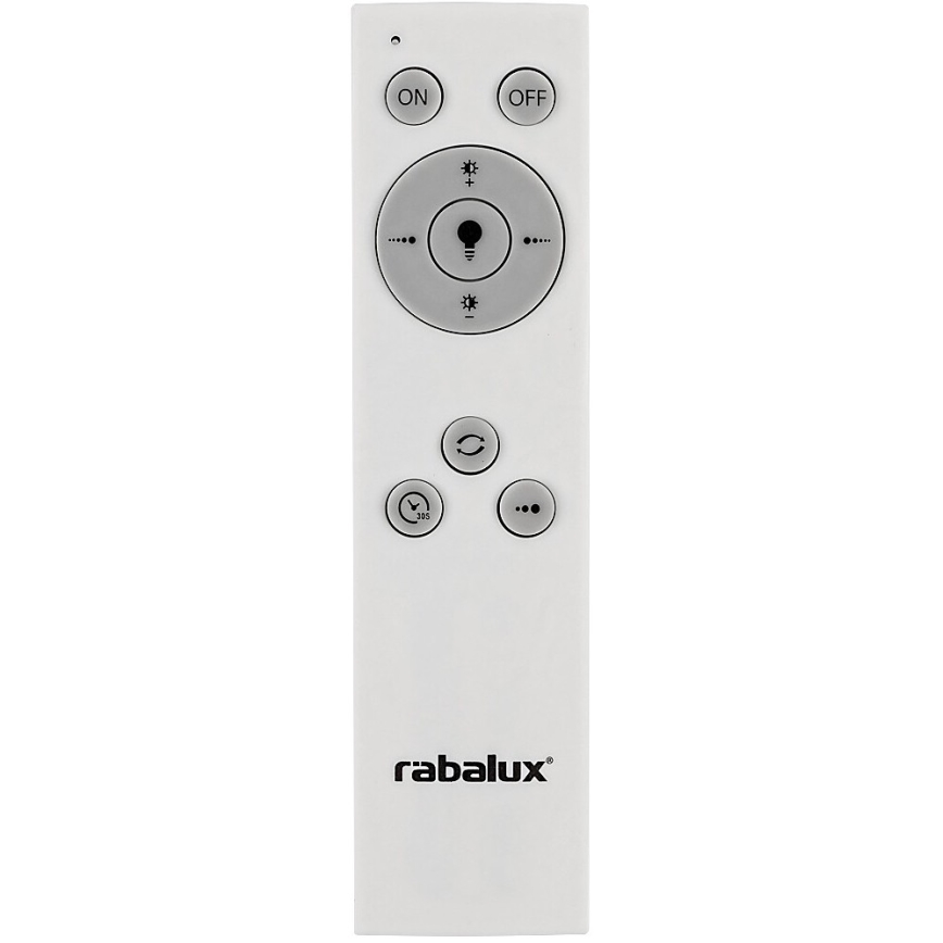 Rabalux 1509 - Pritemdomas lubinis LED šviestuvas su nuotoliniu valdymu MASON LED/80W/230V
