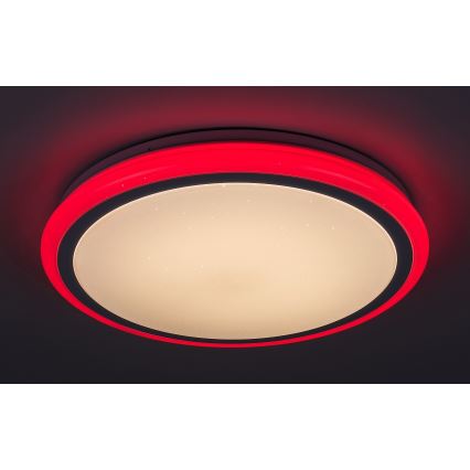 Rabalux - reguliuojamas LED lubų šviestuvas su nuotoliniu valdymu, RGB LED, 32 W/230 V, skersmuo 40 cm