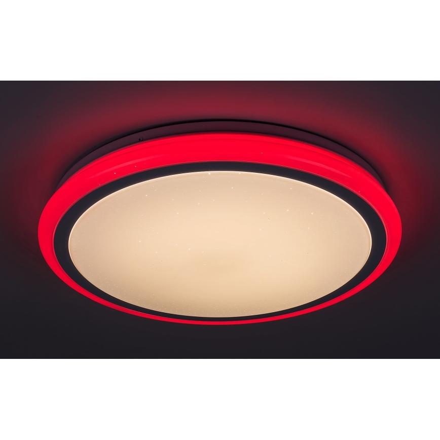 Rabalux - reguliuojamas LED lubų šviestuvas su nuotoliniu valdymu, RGB LED, 32 W/230 V, skersmuo 40 cm
