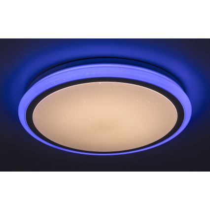 Rabalux - reguliuojamas LED lubų šviestuvas su nuotoliniu valdymu, RGB LED, 32 W/230 V, skersmuo 40 cm