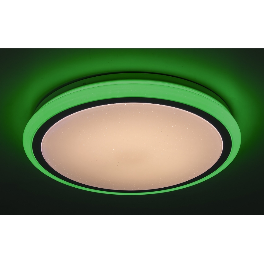 Rabalux - reguliuojamas LED lubų šviestuvas su nuotoliniu valdymu, RGB LED, 32 W/230 V, skersmuo 40 cm