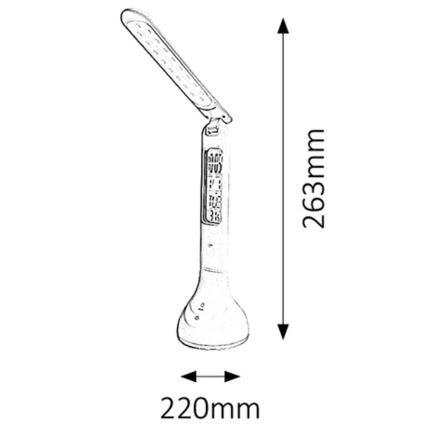 Rabalux 1515 - LED stalo šviestuvas JUSTIN LED/4W/USB