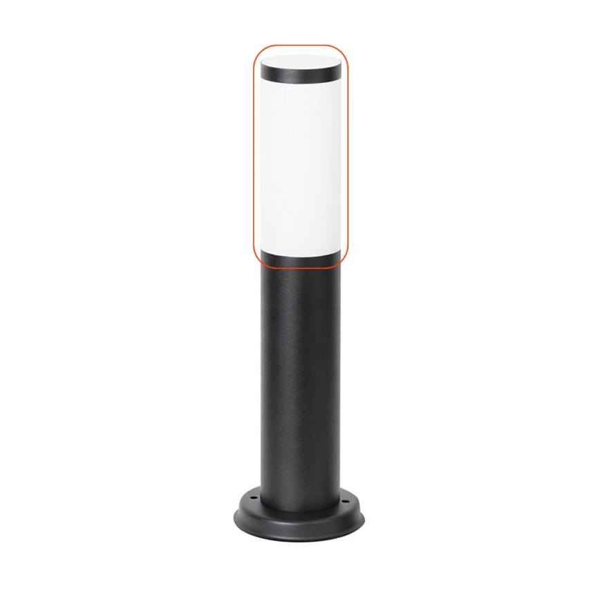 Rabalux 19607 - Lauko lempos pakaitinis stiklas BLACK TORCH E27