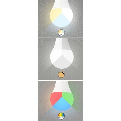 Rabalux - LED RGB Reguliuojama lemputė GU10/5W/230V Wi-Fi 3000-6500K