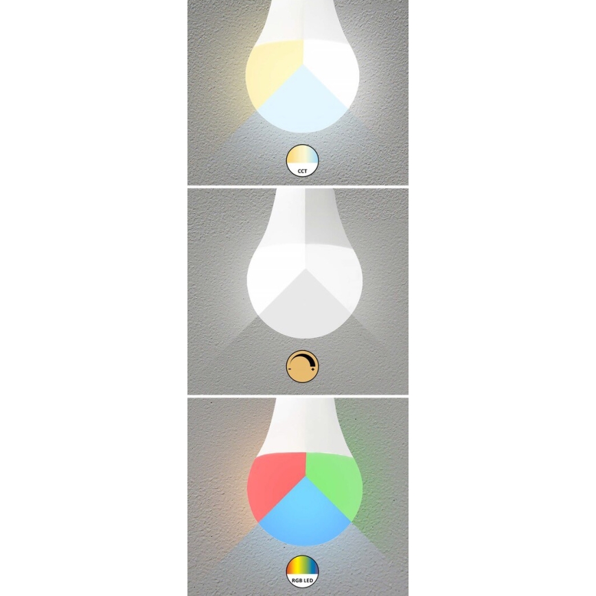 Rabalux - LED RGB Reguliuojama lemputė GU10/5W/230V Wi-Fi 3000-6500K