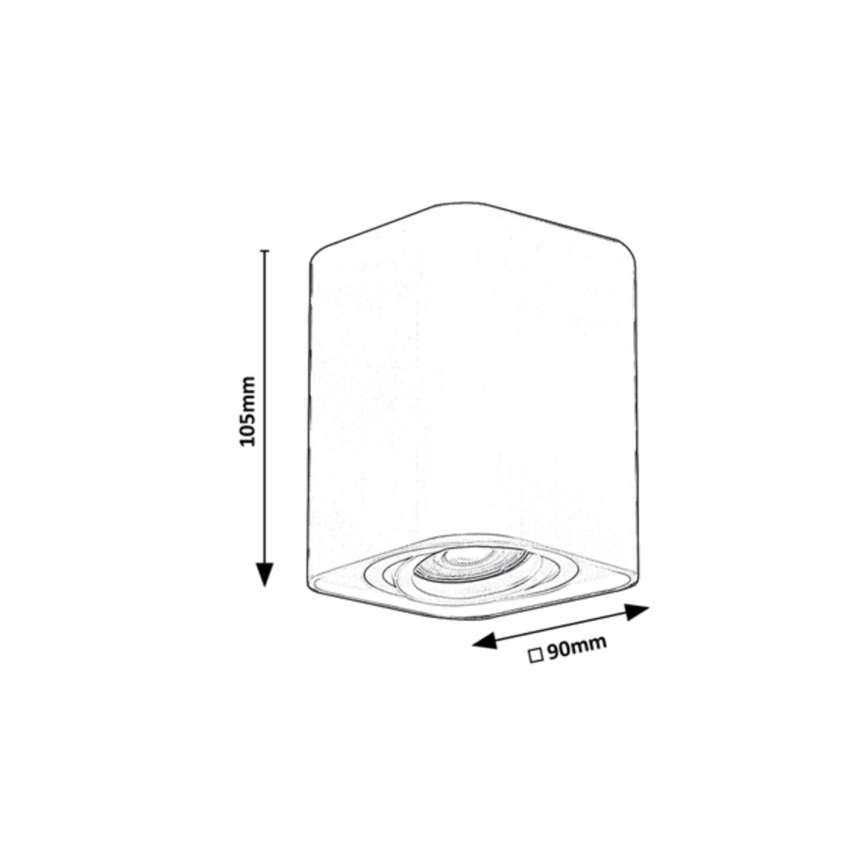 Rabalux - Akcentinis šviestuvas 1xGU10/42W/230V baltas