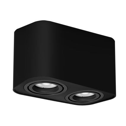 Rabalux - Akcentinis šviestuvas 2xGU10/42W/230V juodas