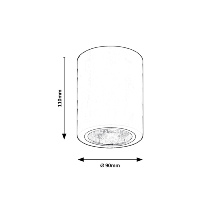 Rabalux - Taškinis šviestuvas 1xE27/25W/230V baltas
