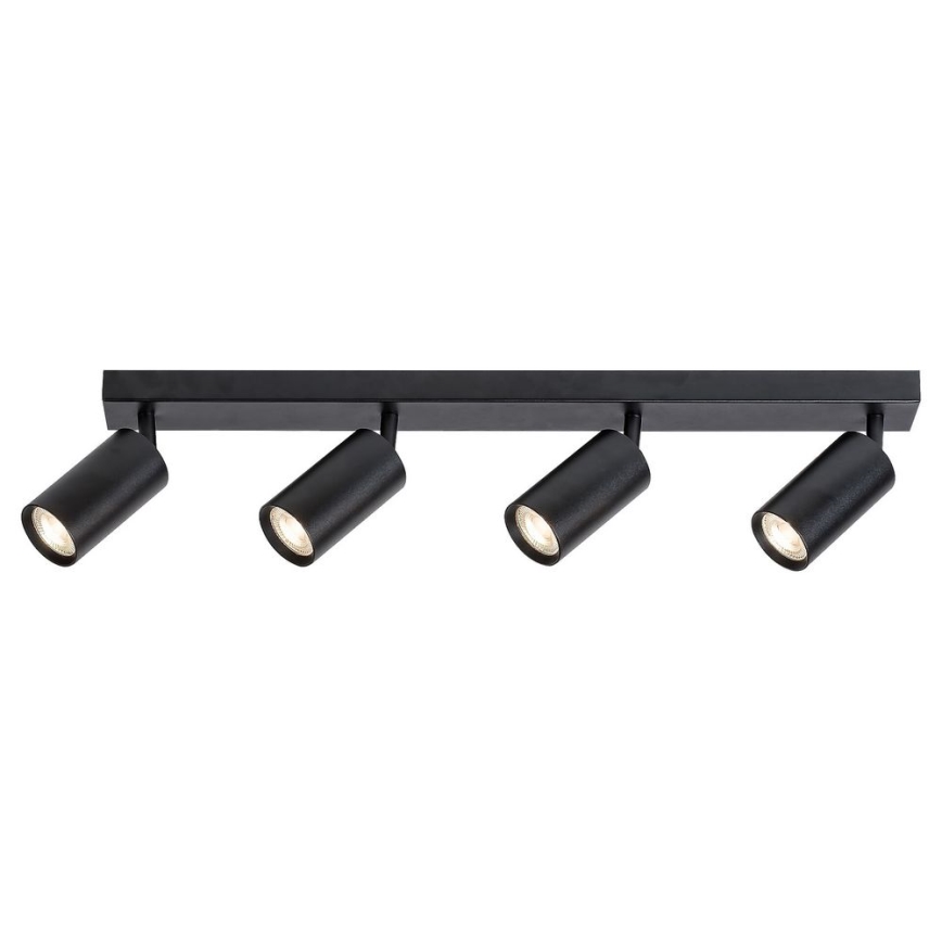 Rabalux - Lubinis akcentinis šviestuvas 4xGU10/25W/230V juodas