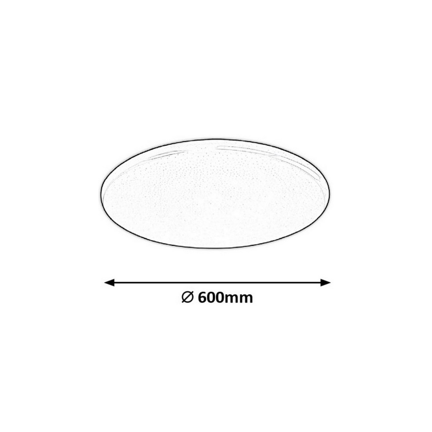 Rabalux - LED Pritemdomas lubinis šviestuvas RGB LED/40W/230V + Nuotolinio valdymo pultas
