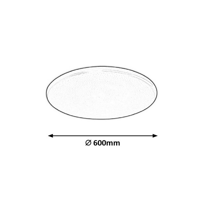Rabalux - LED Pritemdomas lubinis šviestuvas RGB LED/40W/230V + Nuotolinio valdymo pultas