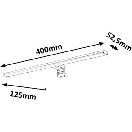 Rabalux - LED vonios veidrodžio šviestuvas LED/8W/230V 40cm IP44