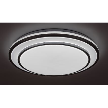 Rabalux - LED Reguliuojamas lubinis šviestuvas LED/40W/230V 3000-6500K sidabras + valdymo pultas