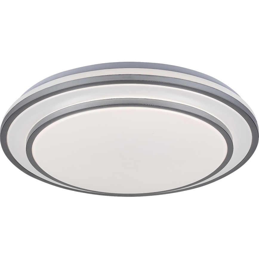 Rabalux - LED Reguliuojamas lubinis šviestuvas LED/40W/230V 3000-6500K sidabras + valdymo pultas