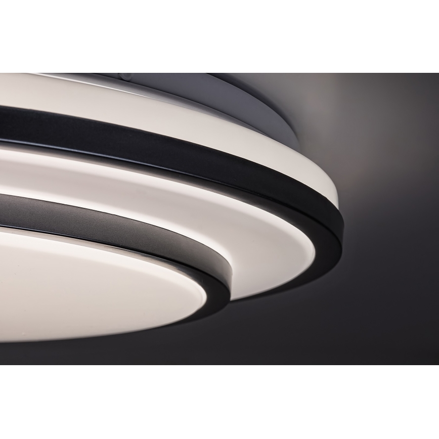 Rabalux - LED Reguliuojamas lubinis šviestuvas LED/40W/230V 3000-6500K sidabras + valdymo pultas