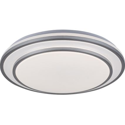 Rabalux - LED Reguliuojamas lubinis šviestuvas LED/40W/230V 3000-6500K sidabras + valdymo pultas