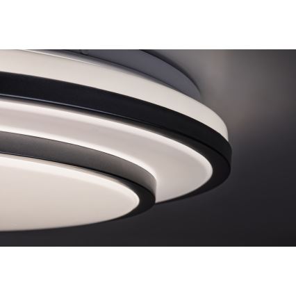 Rabalux - LED Reguliuojamas lubinis šviestuvas LED/40W/230V 3000-6500K sidabras + valdymo pultas