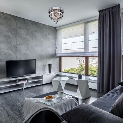 Rabalux - prigludęs krištolinis lubinis šviestuvas LED/20W/230V + 3xE14/40W, skersmuo 30 cm