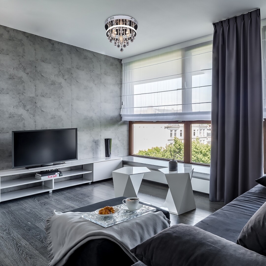 Rabalux - prigludęs krištolinis lubinis šviestuvas LED/20W/230V + 3xE14/40W, skersmuo 30 cm