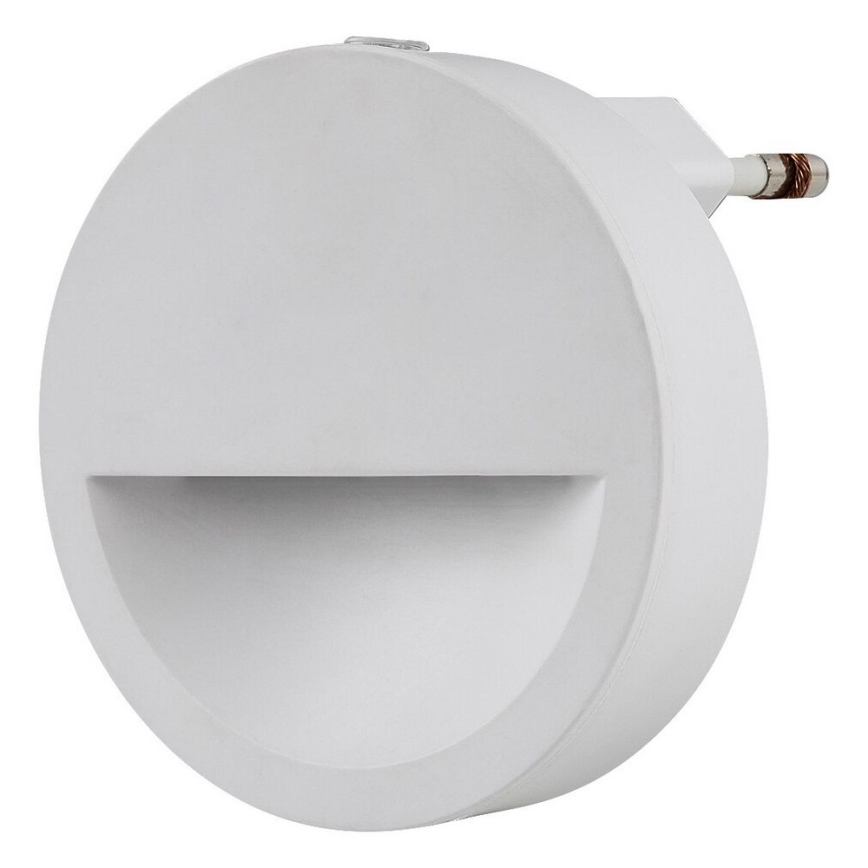 Rabalux - LED Naktinė lemputė su prieblandos jutikliu LED/0,5W/230V 3000K diametras 65 mm