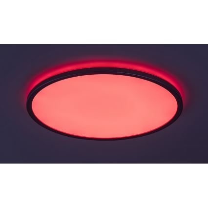 Rabalux - LED RGB dimeriuojamas lubų šviestuvas LED/22W/230V Wi‑Fi Tuya su nuotoliniu pulteliu, skersmuo 41,5 cm
